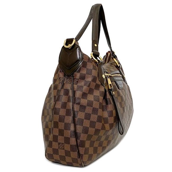 Louis Vuitton Evora MM Brown Damier Ebene Shoulder Bag - Picture 2 of 9